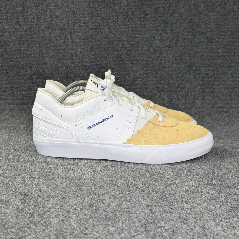 Jordan Series ES Florida Gators Low Sneakers Men's 13 White Tan Blue Athletic